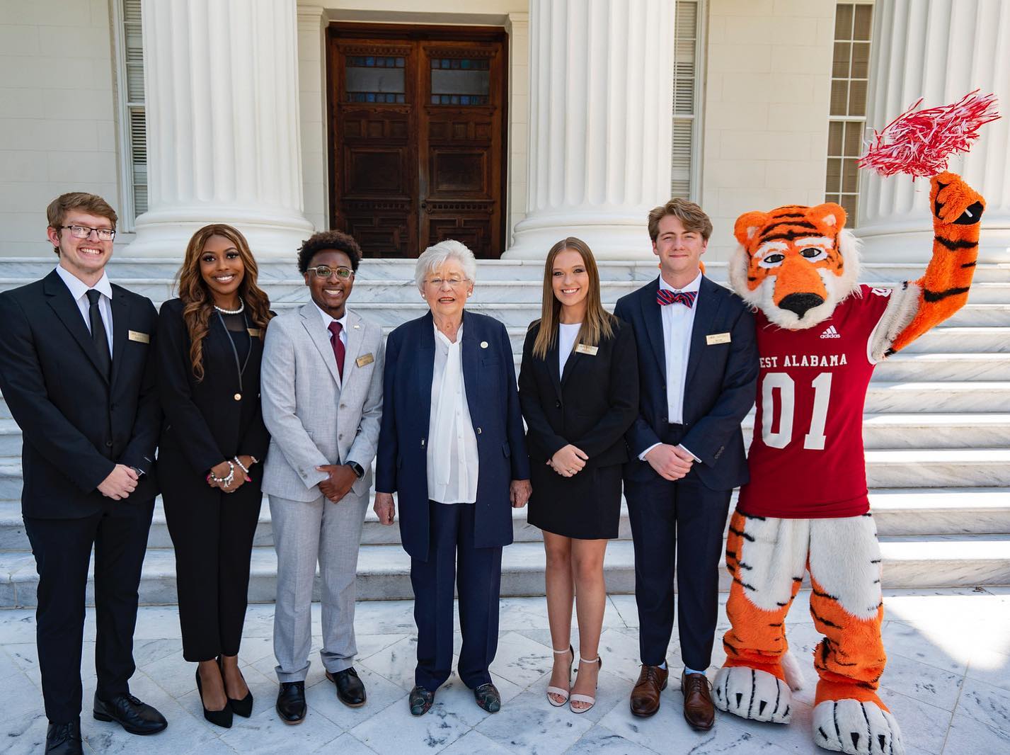 UWA SGA visits with Gov. Ivey.