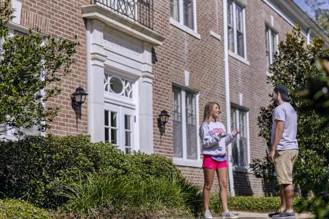 UWA students at Brock Hall