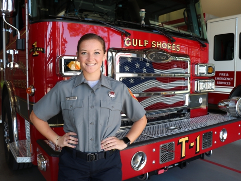 Former UWA Public Safety major Ashlee Barnard