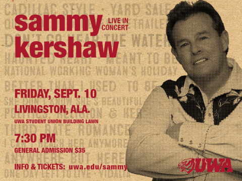 Sammy Kershaw at UWA