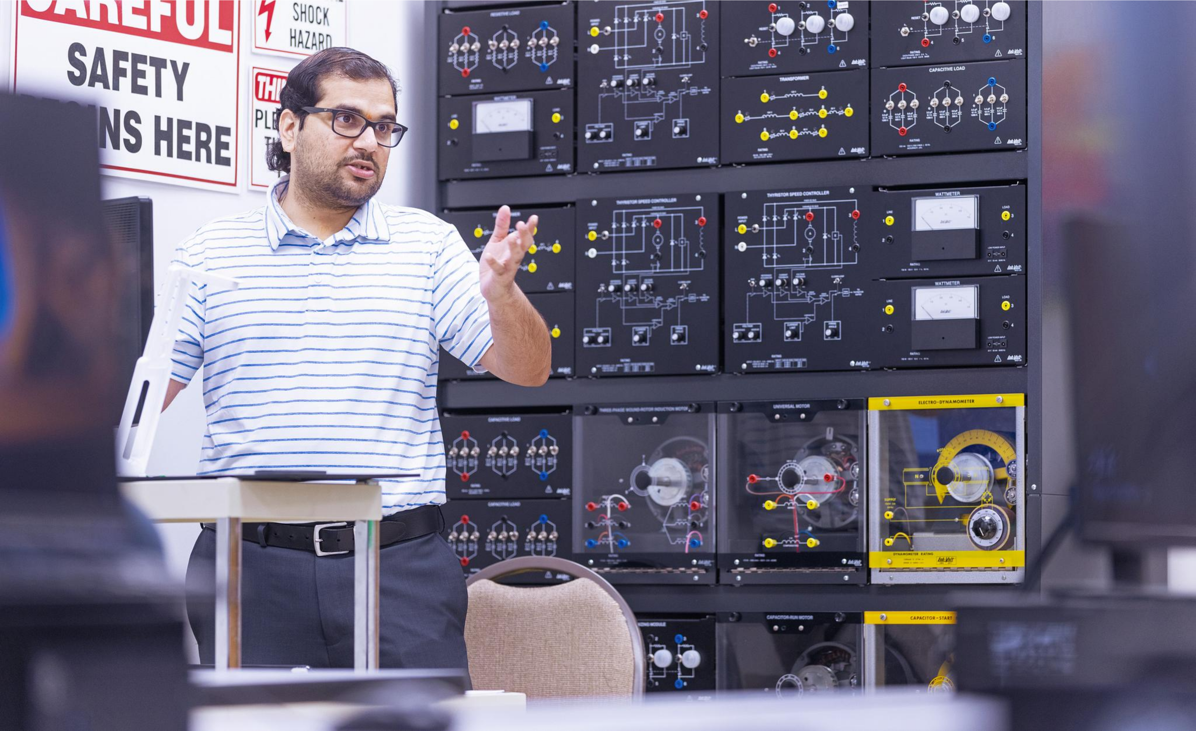 UWA Professor in Tech Lab