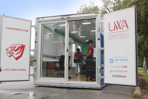 UWA Skills on Wheels trailer.