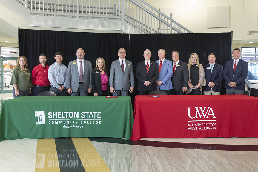 Shelton State and UWA signing Fall 2021